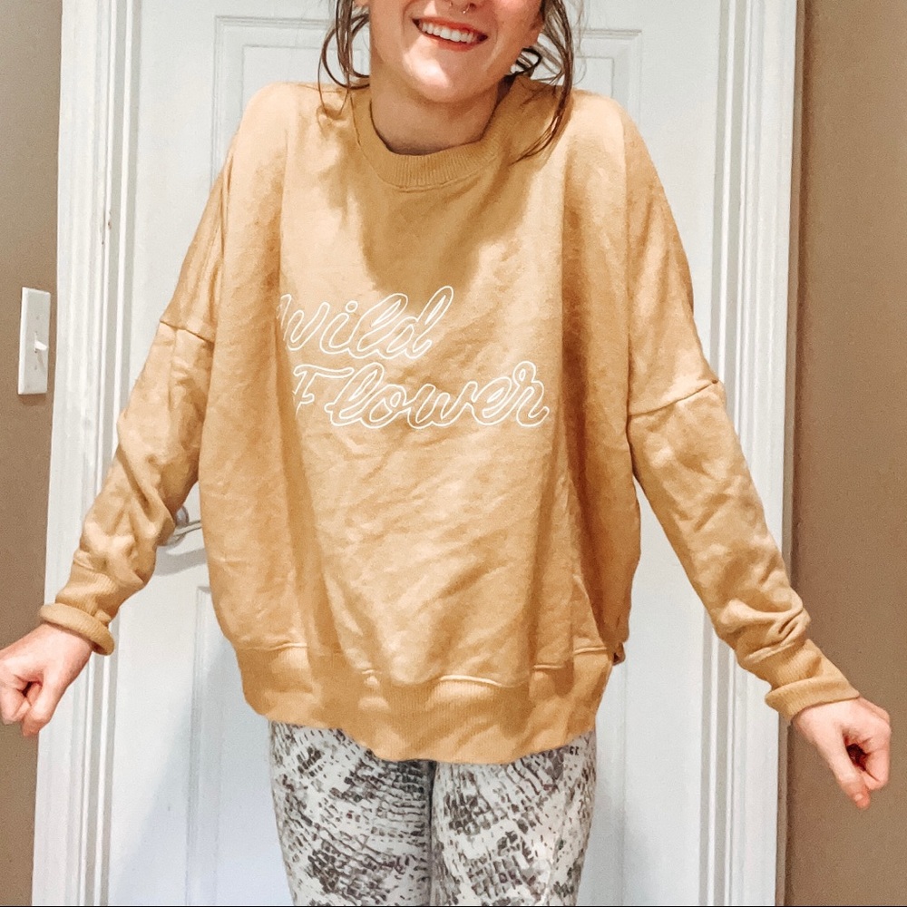 yellow crewneck